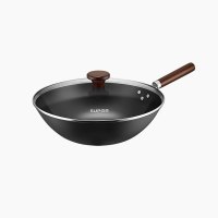 苏泊尔(SUPOR)VC32BH01 炒锅32cm不锈炒菜锅精铁无涂层明火专用原厂锅盖轻量