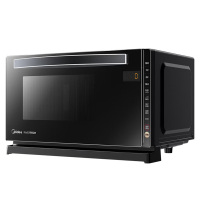 美的(Midea)微波炉M3-208E 智能变频 微波炉光波炉烤箱 微烤一体机 20L平板 800W速热