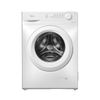 美的全自动10公斤极地白滚筒洗衣机MG100V11FPRO 1级能效不锈钢桶三口之家优选