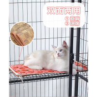 猫垫子猫咪睡觉平台垫米妮正反两用两面通用凉席蕾丝宠物猫笼子