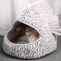 卡通猫窝网红米妮猫舍四季通用猫屋封闭式小猫冬天保暖睡袋窝猫咪用品