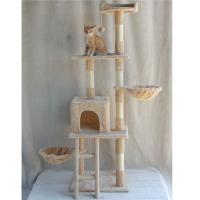网红五层大型猫爬架猫玩具武速达猫咪用品猫窝剑麻猫抓柱猫抓杆猫树