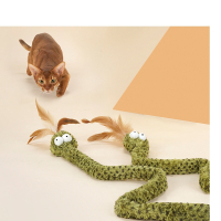 蛇逗猫棒猫咪玩具武速达逗猫玩具猫猫用品自嗨解闷羽毛长杆玩具用品