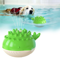 宠物用品武速达狗狗互动喷水玩具洁齿磨牙棒小鳄鱼漂浮狗狗玩具