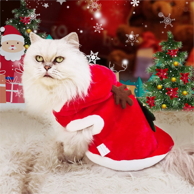 猫咪衣服米妮圣诞装冬季保暖宠物服饰冬天可爱小奶猫