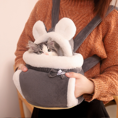 布鲁仕猫咪外出背包室内猫窝一体可爱日韩风猫咪用品猫包