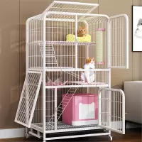 猫笼子家用室内猫别墅米妮超大自由空间带厕所两层三层猫咪窝猫舍猫屋