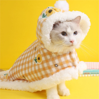 猫咪披风斗篷秋冬季米妮盖毯毛毯小猫睡觉专用小被子布偶睡袋宠物睡衣