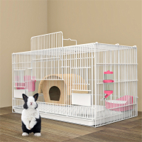兔子笼子武速达家用室内专用大号荷兰猪豚鼠自动清粪小兔笼养兔宠物兔窝