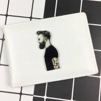 情侣驾驶证皮套女机动车行驶证皮套个性包行车本男创意驾照套 酷男荔枝纹白色