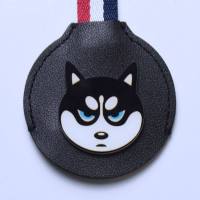 创意汽车挂钩后座椅背挂钩隐藏式卡通多功能置物小挂钩车载内用品 哈士奇(单个装)