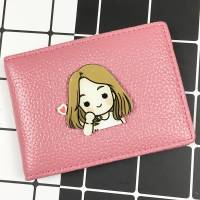 驾驶证皮套女个性机动车行驶证皮套包情侣行车本男创意驾照套 爱心女孩荔枝纹粉色