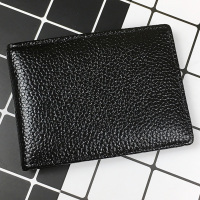 驾驶证皮套韩国可爱创意男女士机动车行驶证套一体包个性驾照夹本 黑色 无图案