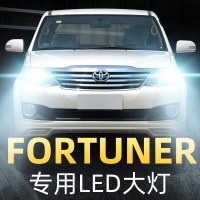 适用于于15-18款丰田Fortuner穿越者奔跑者LED大灯近光远光车灯改 (原车卤素)Fortuner 远光【