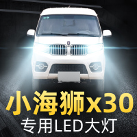 适用于18-19款金杯华晨小海狮X30改装led前大灯近光远光雾灯超亮车灯泡高 18-19小海狮X30 雾灯【一对