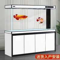 超白鱼缸水族箱客厅家用米妮大型隔断底滤落地智能屏风换水商用