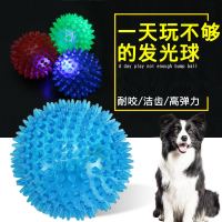 宠物玩具狗狗玩具泰迪金毛边牧训练夜间LED发光球米妮橡胶球户外玩具