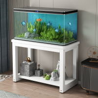 鱼缸柜米妮金属鱼缸架子鱼缸桌钢木鱼缸底座鱼缸底架铁艺鱼缸储物架子