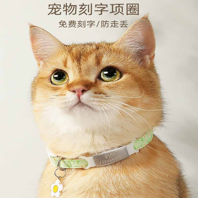 猫牌项圈刻字米妮猫咪宠物窝小狗狗脖圈脖饰铃铛项链宠物窝猫猫脖子饰品宠物宠物窝