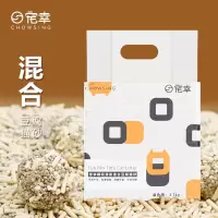 宠幸(CHOWSING)猫砂松木猫砂原味豆腐绿茶膨润土猫用除臭吸水结团 2.7kg