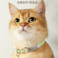 猫牌项圈刻字华元宠具 (HOOPET)猫咪小狗狗脖圈脖饰铃铛项链猫猫脖子饰品宠物防丢失