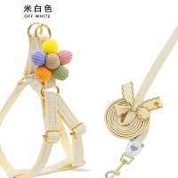 米妮狗狗背心牵引绳背心式小型犬胸背带柯基泰迪小狗幼犬狗链子遛狗绳胸背