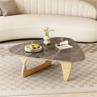 知渡北欧极简茶几客厅桌家用轻奢现代创意边几简约小户型岩板茶桌