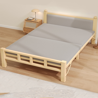时光旧巷折叠床单人家用简易床加床1.2米加固午休小床成人1米出租房硬板床