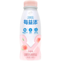每益添活性乳酸菌饮品清爽型白桃味330ml