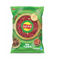 乐事麻辣牛油锅味薯片70g
