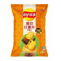 乐事薄切红薯片黑糖味60g