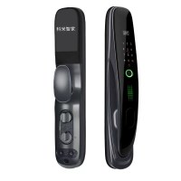 科米智家N6D迎宾灯款全自动智能锁快开快锁设计便于室内紧急逃生多种开锁方式自动上锁