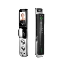 科米智家P8监控锁猫眼款驻留主动报警抓拍开锁信息实时推送远程视频对讲远程开锁密码锁防盗门锁