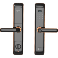 科米智家T28一握开智能锁密码锁防盗门锁锌合金外观设计半导体生物指纹四合一开锁方式