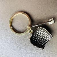 聚财簸箕套装|黄铜一夜生财暴富葫芦钥匙扣挂件汽车招财挂饰生肖挂件