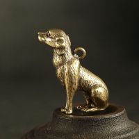 戌(狗|纯黄铜十二生肖钥匙扣挂件创意汽车钥匙挂饰本命招财男女生日礼物