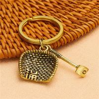 簸箕犁耙(黄铜材质)|十二12生肖钥匙扣中国风纯黄铜手工挂件配饰创意个性复古汽车挂饰