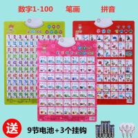 数字+拼音+笔画|婴幼儿早教有声挂图识字卡片数字拼音字母表儿童玩具语音学习用品