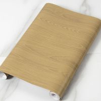 金丝柚木 (10米*45厘米)|木头门框门贴纸防水可擦洗家具桌子衣柜柜子翻新木纹自粘墙纸墙贴