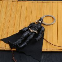 HD蝙蝠侠|复仇者联盟钢铁侠男钥匙扣链车挂件男士蜘蛛侠公仔漫威书包挂饰