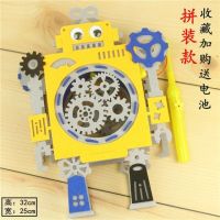 机器人拼装|中秋节儿童灯笼通手提光幼儿园手工制作diy材料花灯~