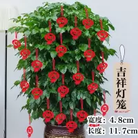 吉祥灯笼[8个]|新年春节装扮用品福字挂件盆景喜庆装饰乔迁元旦节日挂饰场景布置