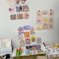 油画+饼干+草莓熊+缤纷 加卡片座|韩国明信片ins风可爱油画小熊房间手账装饰卡片拍照道具墙贴贺卡