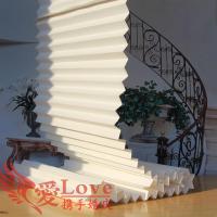 米白色 35厘米宽*5米|装饰道具折纸瓦楞纸diy无拼接一体长波浪纸婚庆纸扇婚礼现场布置