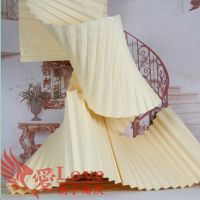 香槟色 35厘米宽*5米|装饰道具折纸瓦楞纸diy无拼接一体长波浪纸婚庆纸扇婚礼现场布置