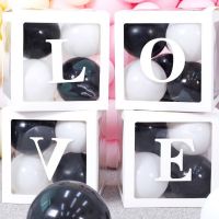 白色LOVE(无气球)|网红透明气球盒子透明气球盒子lovebaby婚庆布置生日派对求婚告白