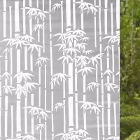 白竹子 90厘米*3米|透光不透明自粘磨砂玻璃贴膜隔热膜卫生间移门窗户贴纸窗花纸
