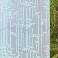 绿竹子 40厘米*3米|透光不透明自粘磨砂玻璃贴膜隔热膜卫生间移门窗户贴纸窗花纸