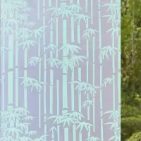绿竹子 30厘米*5米(送刀子刮板)|透光不透明自粘磨砂玻璃贴膜隔热膜卫生间移门窗户贴纸窗花纸