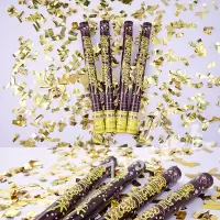 闪片金条(一支) 60cm|礼炮结婚亮片金色彩喷花瓣雨金条开业庆典金片喷花筒彩花婚礼礼花
